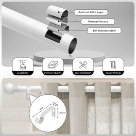 Wolistsa brackets and screws enable quick, secure wall mounting