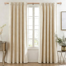 Wolistsa adjustable-length curtain rod demonstrates flexible fit for various window sizes.