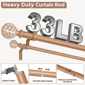 Wolistsa heavy-duty 1-inch front rod and 5/8-inch rear rod