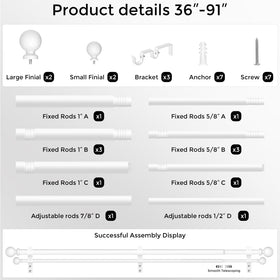 Seamless glide with baking-painted surface for various curtain types