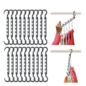 Wonder Hanger Max space-saving hanger with vertical cascade for compact closets.