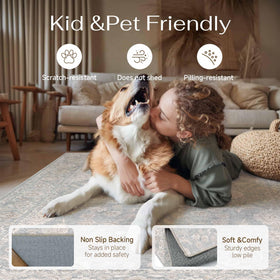 WondRg machine-washable rug makes cleaning quick and convenient.