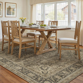 WondRg non-slip backing rug, helps safety on smooth floors and reduces shifting.