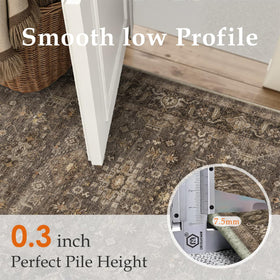 WondRg soft-pile rug in hallway pairs with various decor.