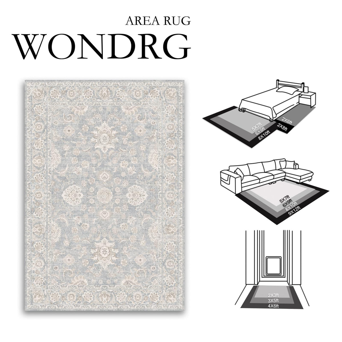 WondRg soft low-pile feel delivers gentle comfort underfoot.
