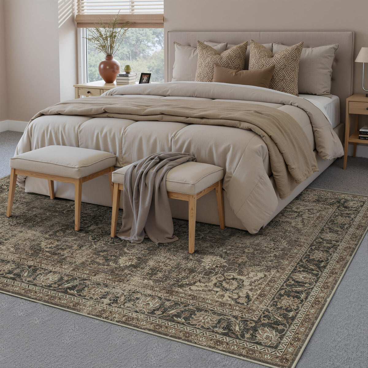 WondRg washable rug fabric closeup, simplifies cleaning for busy households.