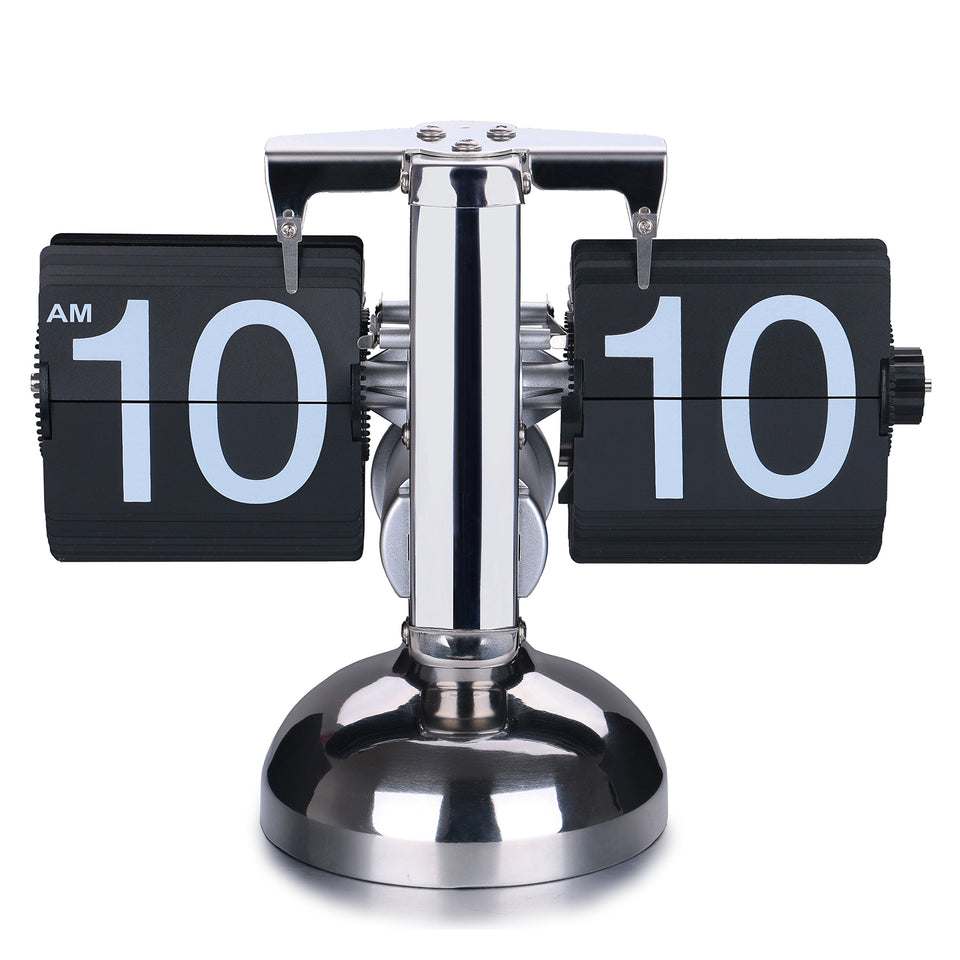 WoneNice desk clock with retro flip face adds vintage flair to any workspace