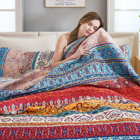 WONGS BEDDING all-season quilt - easy care and quick drying for busy homes