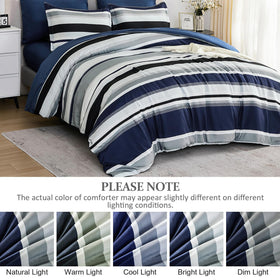WONGS BEDDING navy bedroom ambience showcases versatile decor.