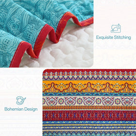 WONGS BEDDING machine-washable quilt set - gentle cycle preserves fabric softness