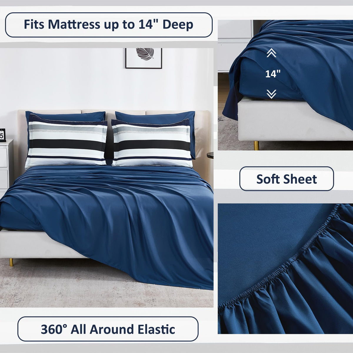WONGS BEDDING envelope-style pillowcase for easy pillow insertion.