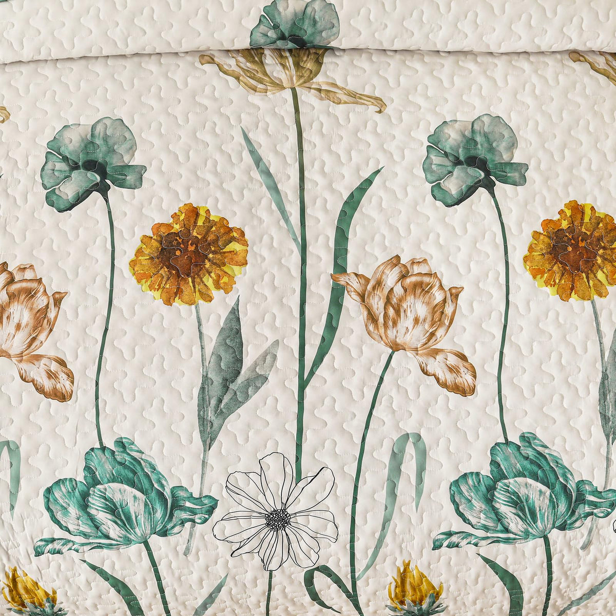 WONGS BEDDING farmhouse-style pattern complements rustic and modern bedrooms.