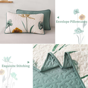 WONGS BEDDING microfiber stitching delivers durable quilting and easy care.