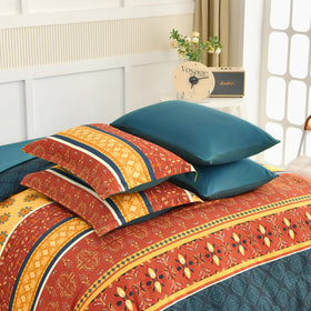 WONGS BEDDING queen comforter measures 90x90 for complete coverage.