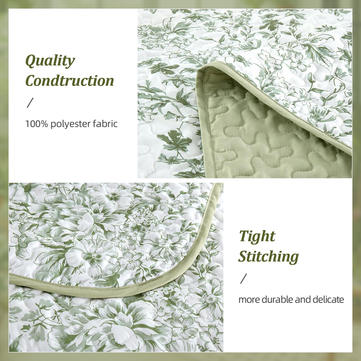 WONGS BEDDING microfiber coverlet showing smooth, durable texture