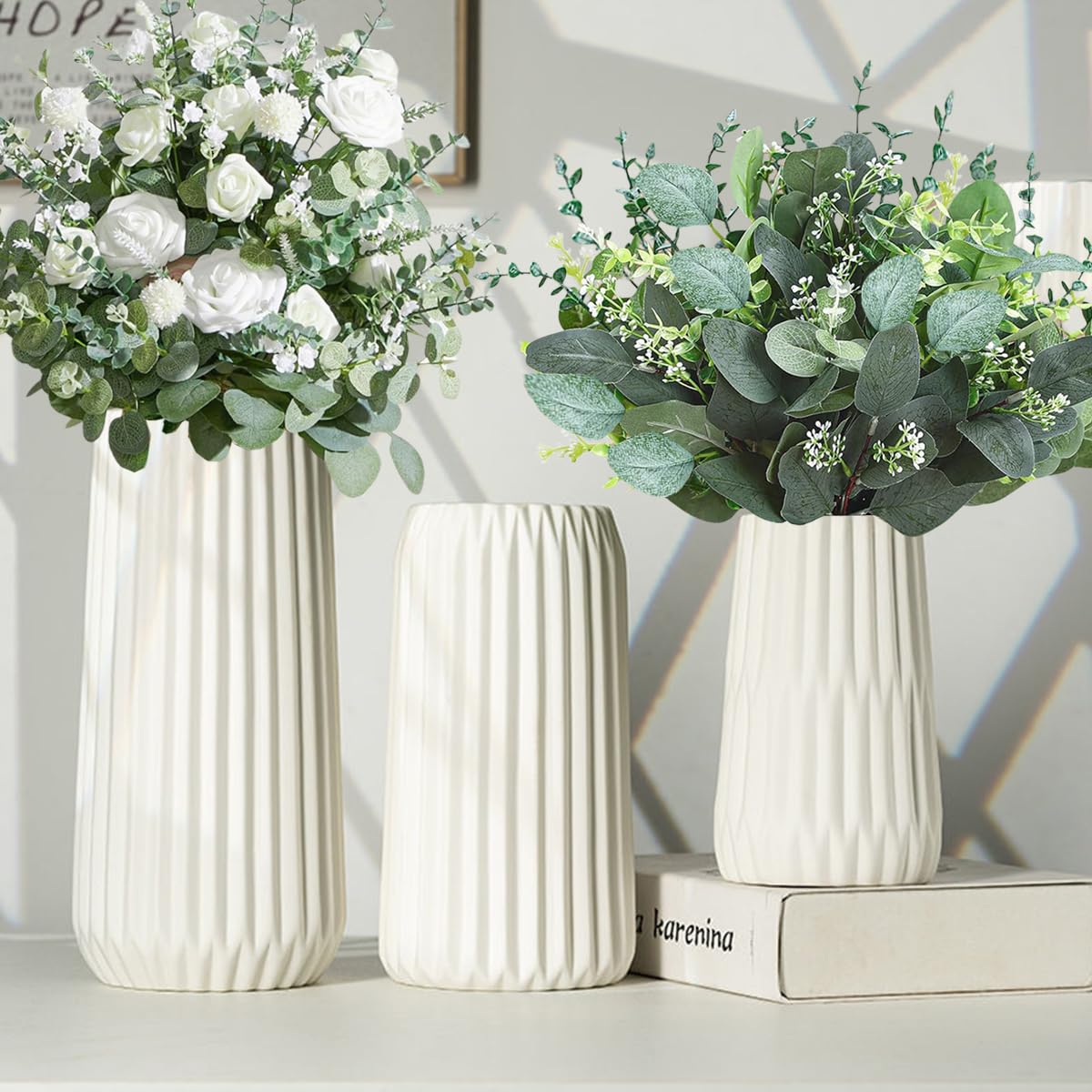 WONICE three-length stems enable dynamic, layered arrangements.