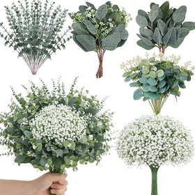 WONICE eucalyptus stems variety 01 for durable wedding centerpieces