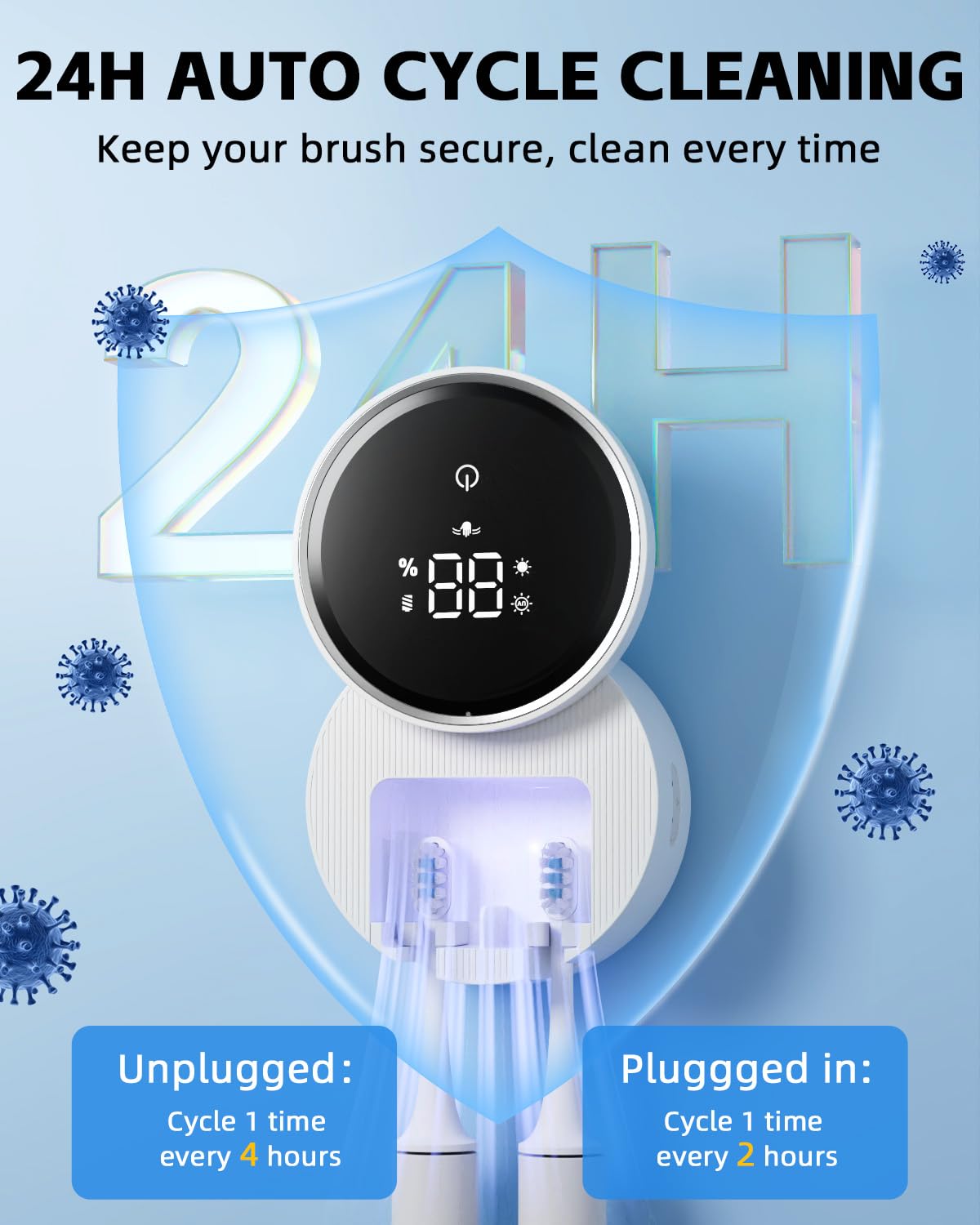 WONICO wall-mounted design with rounded edges improves family bathroom safety.
