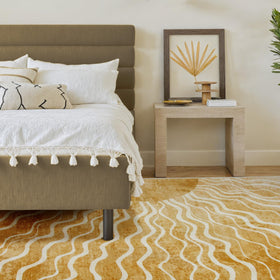Wonnitar kids-pets friendly rug, safe surface for play and easy cleaning.