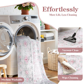 Wonnitar pet-friendly rug resists hair and cleans easily.