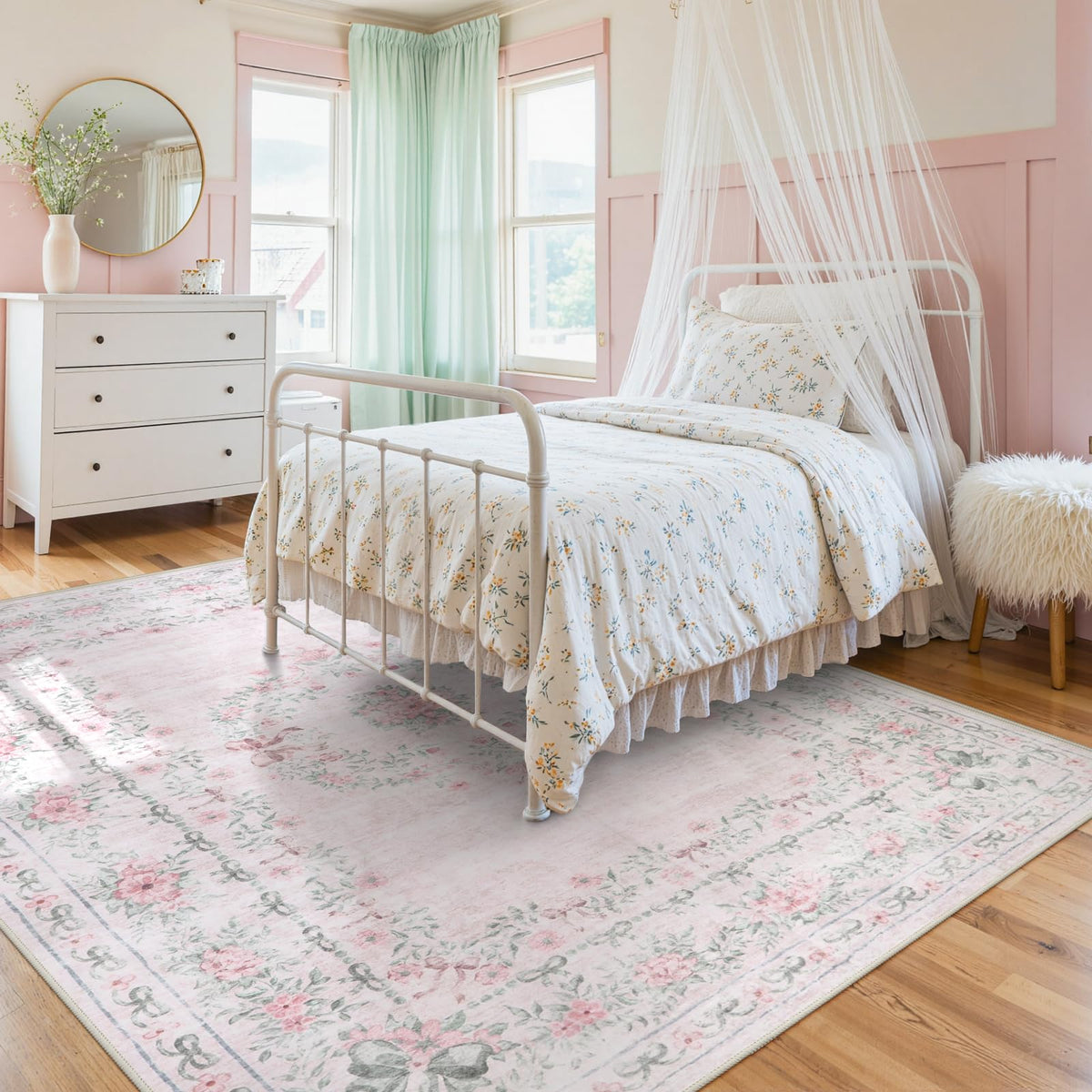 Wonnitar ultra-thin soft rug suited for classrooms and play areas.