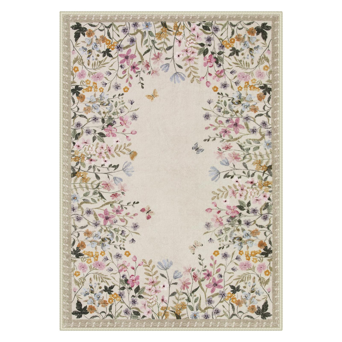 Wonnitar 5x7 rug ideal for dining areas with durable construction