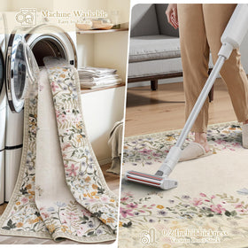 Wonnitar rug is pet-friendly and easy to clean after accidents