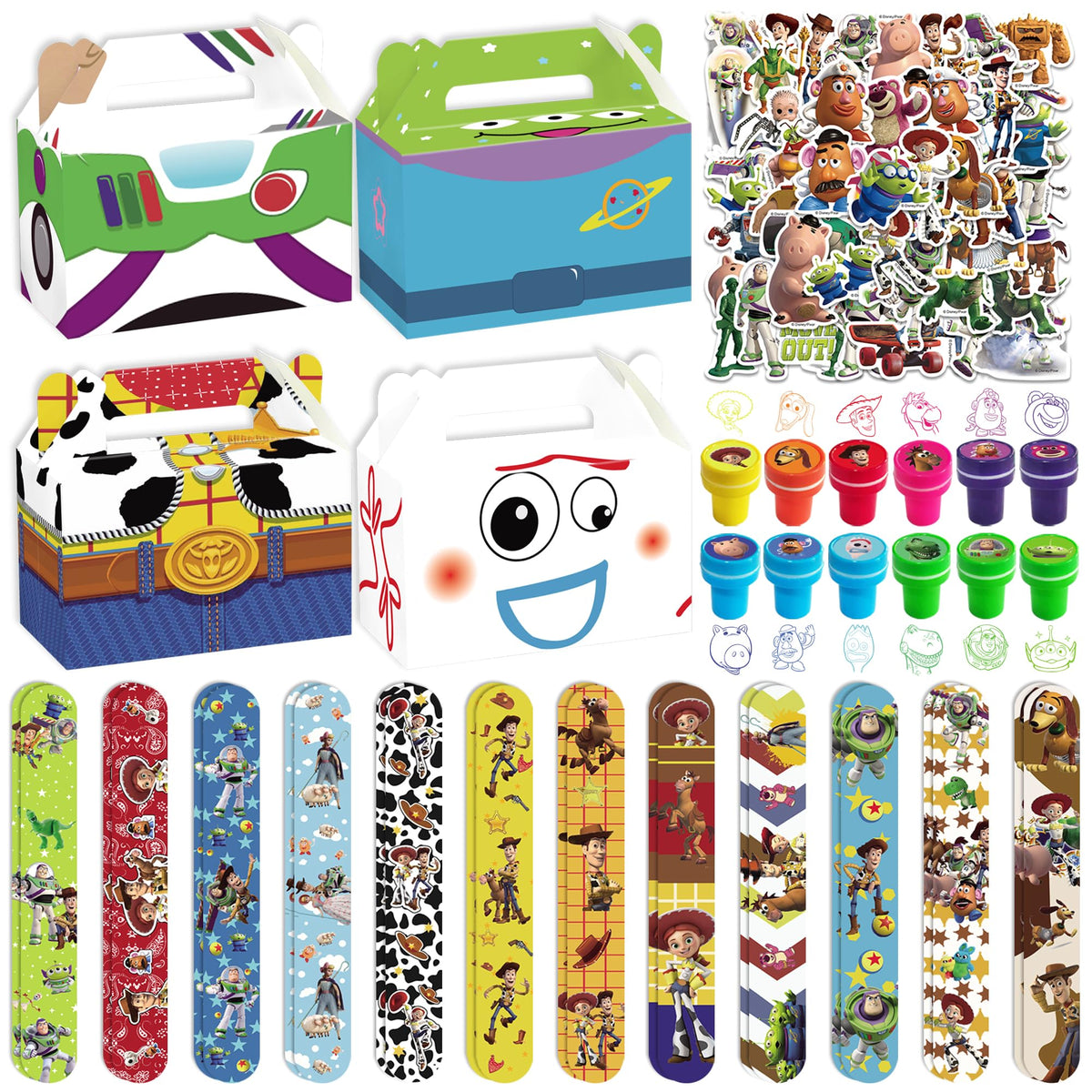 WOOACME cartoon bracelets: durable party favors guests can wear and treasure.
