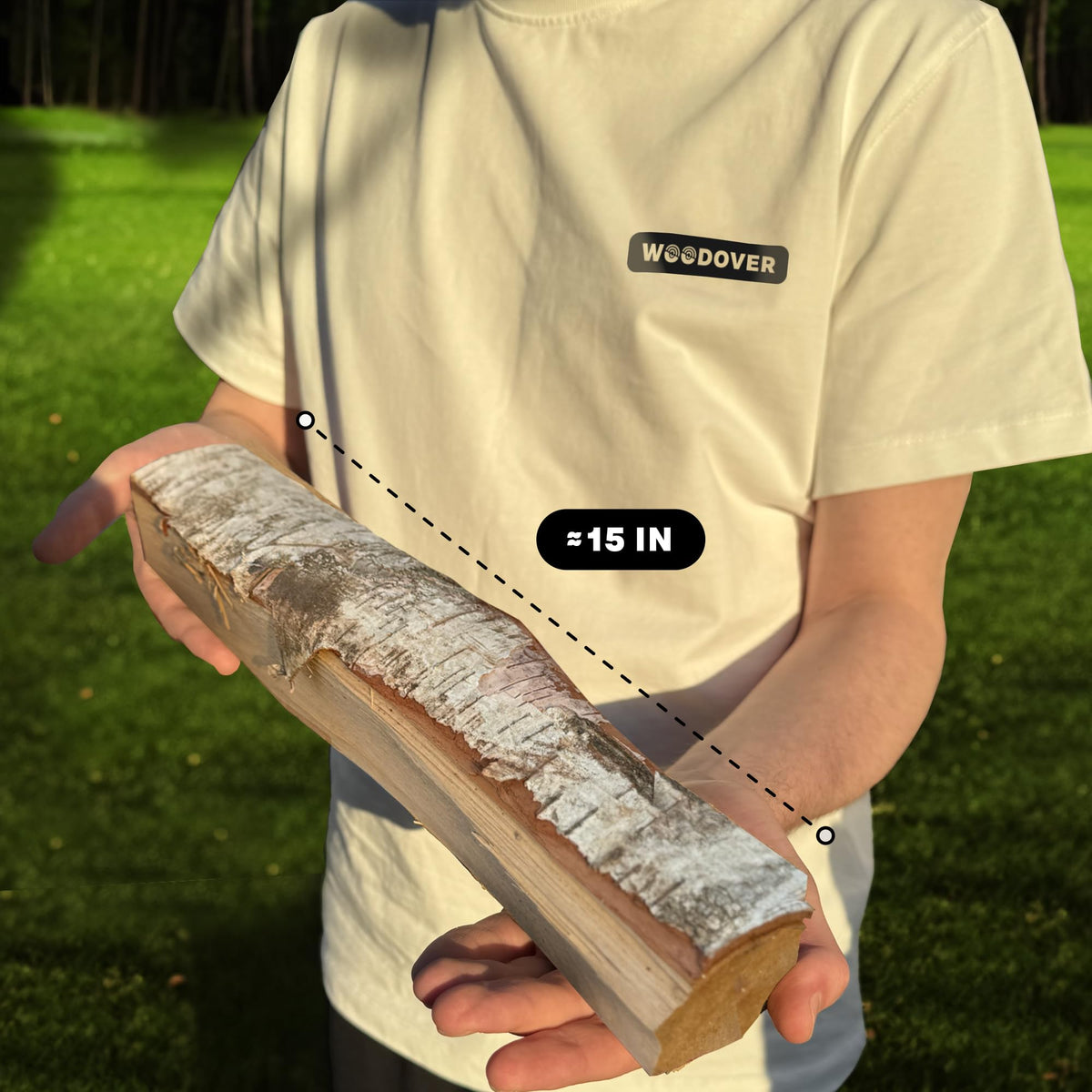 Woodover fire pit logs ideal for outdoor gatherings.