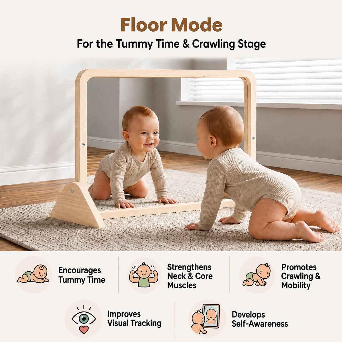 Woodtoe wall-mount hardware included for flexible vertical or horizontal installation.