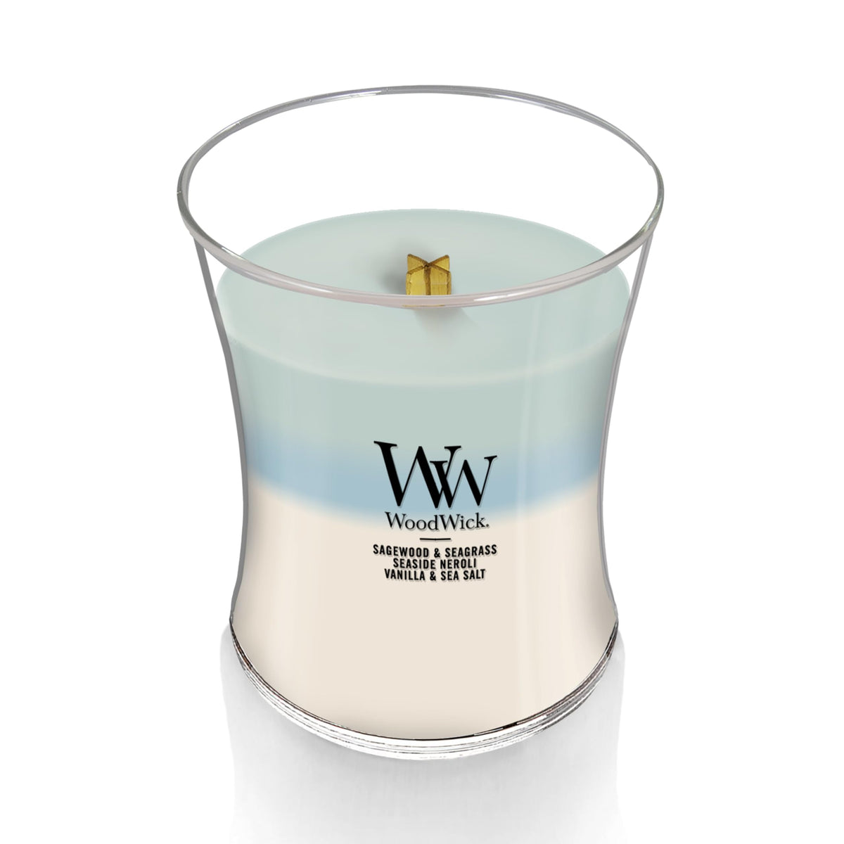 WoodWick Oceanic Trilogy gift-ready packaging makes an effortless present.