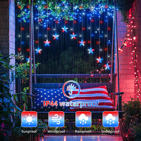 woohaha triangular unobstructed design stars with even window lighting