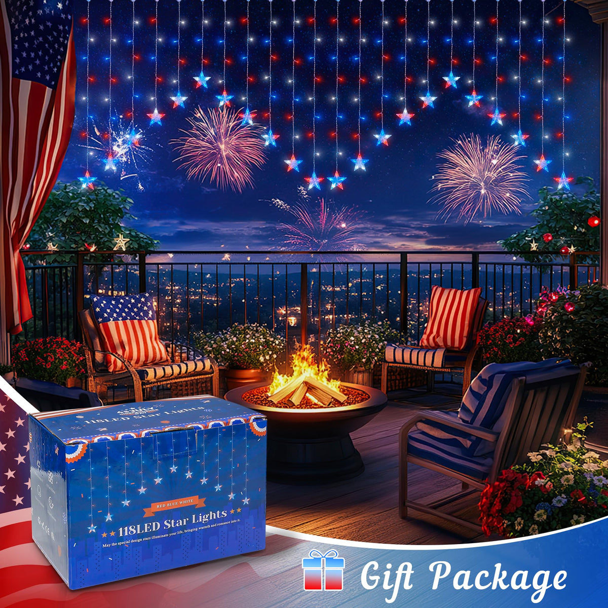 woohaha window decor independence day stars brighten doors and walls