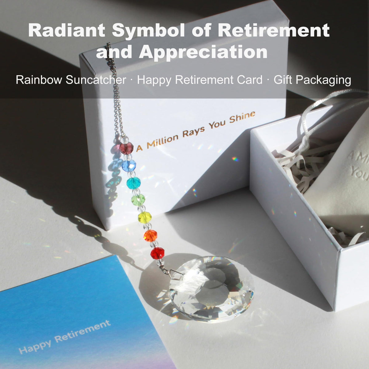 WOOWA retirement card with warm congratulations message.