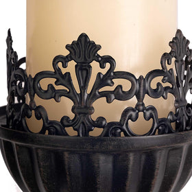Set of two creates balanced symmetry in living rooms or dining areas.