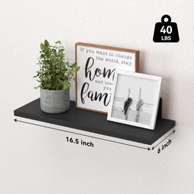 WOPITUES corner shelf fits plants and small accents.