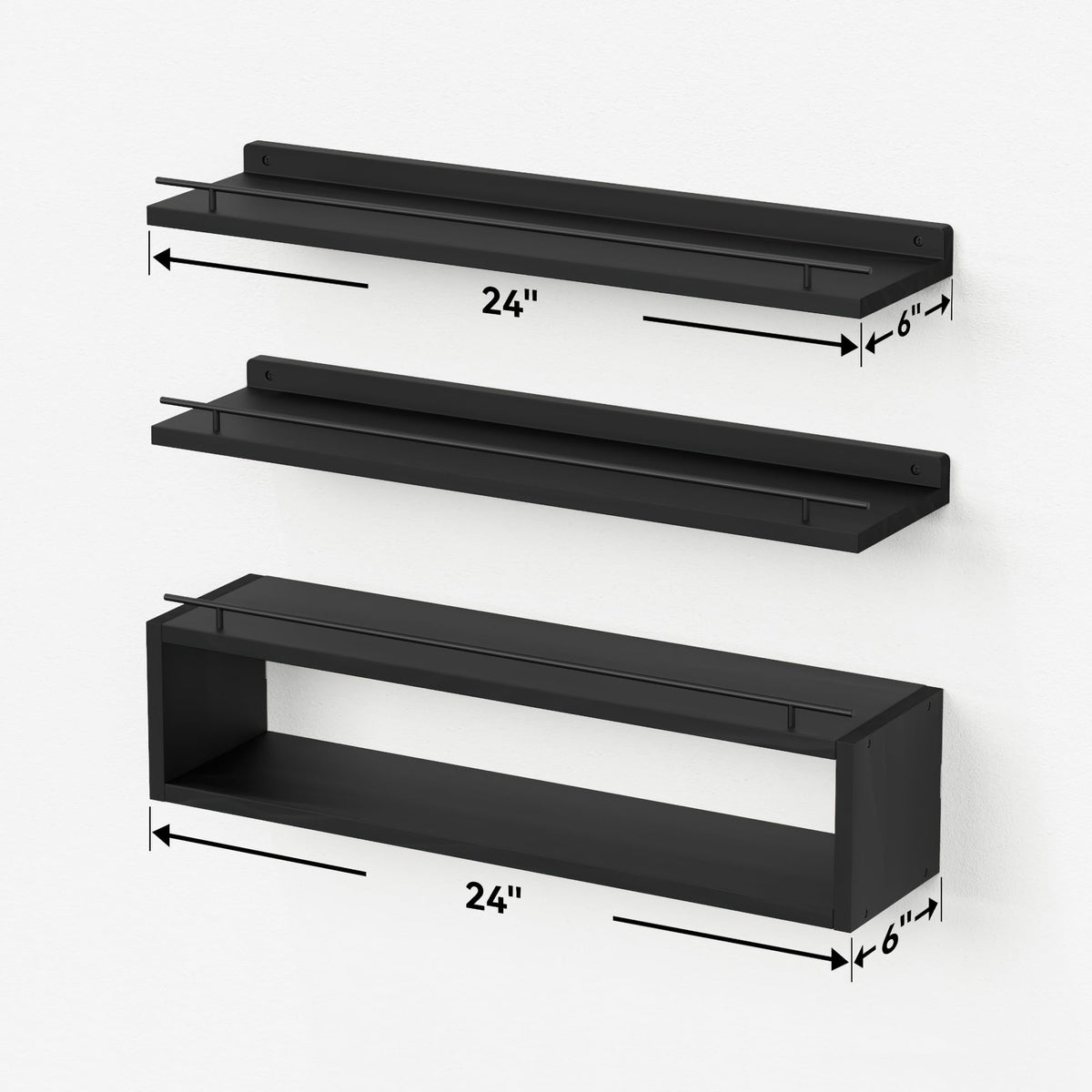 WOPITUES cube shelf adds geometric décor and stores small items.