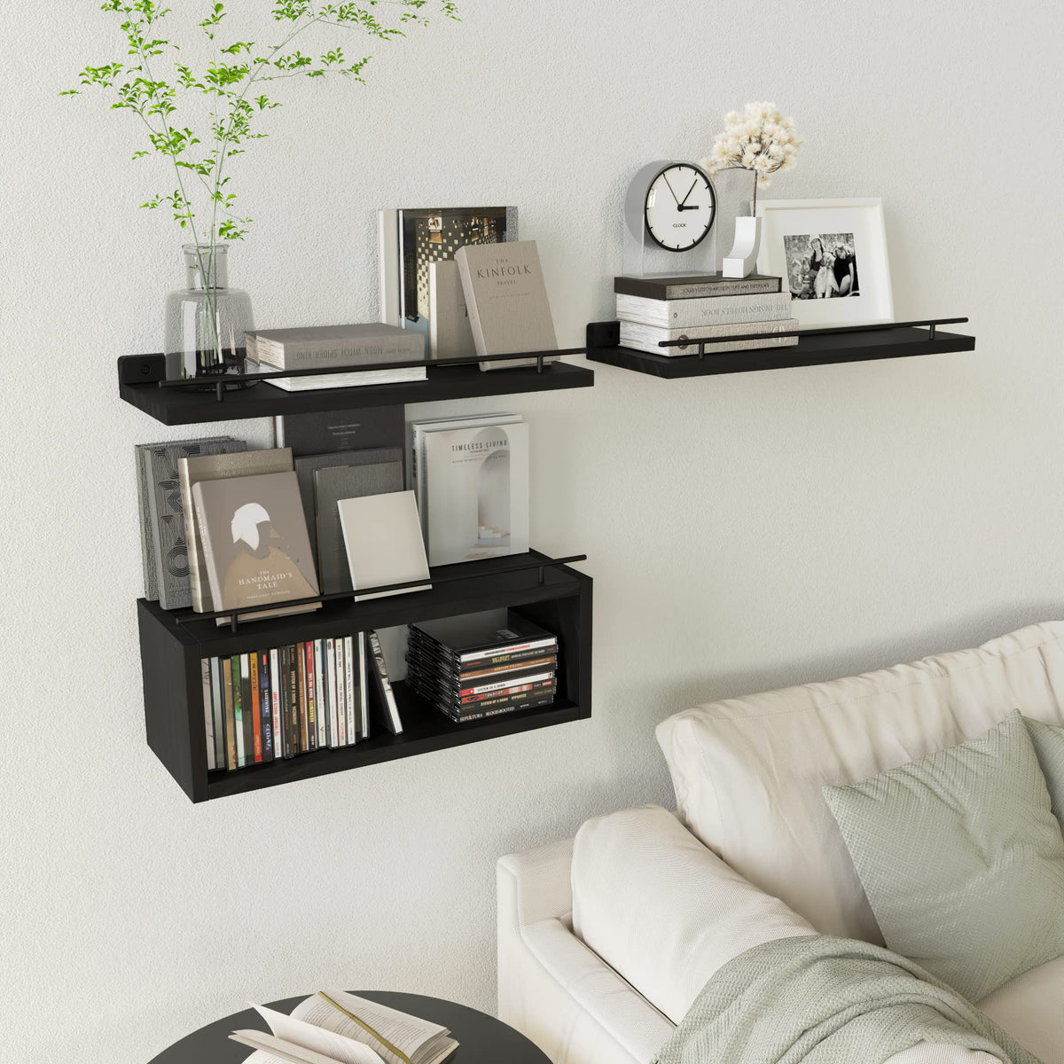WOPITUES durable MDF construction ensures long-lasting home storage