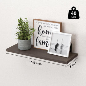 WOPITUES wall shelves versatile for plants, books, and decor