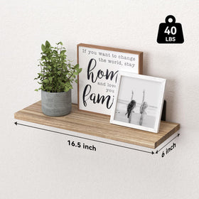 WOPITUES plant display shelf brings greenery without taking floor space.