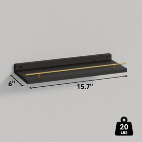 WOPITUES shelf with 15.7 inch length and 6 inch depth dimensions