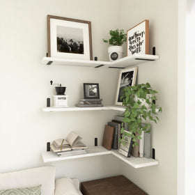 WOPITUES close-up shows sturdy brackets and clean white finish.