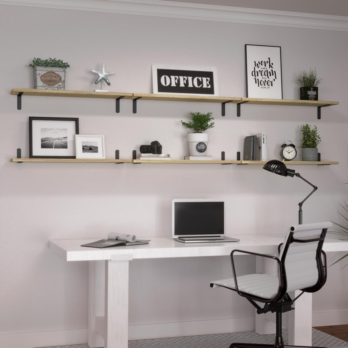 WOPITUES wall shelf used for books and plants display