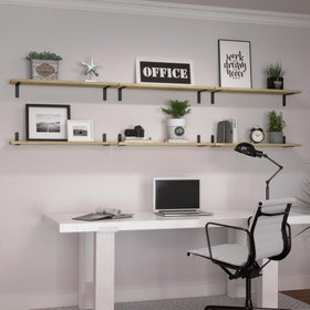 WOPITUES wall shelf used for books and plants display