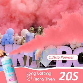 WORKKEEP 20-feet burst during gender reveal creates a memorable moment