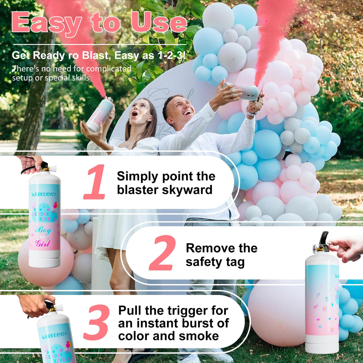 WORKKEEP biodegradable powder closeup in pink for easy cleanup