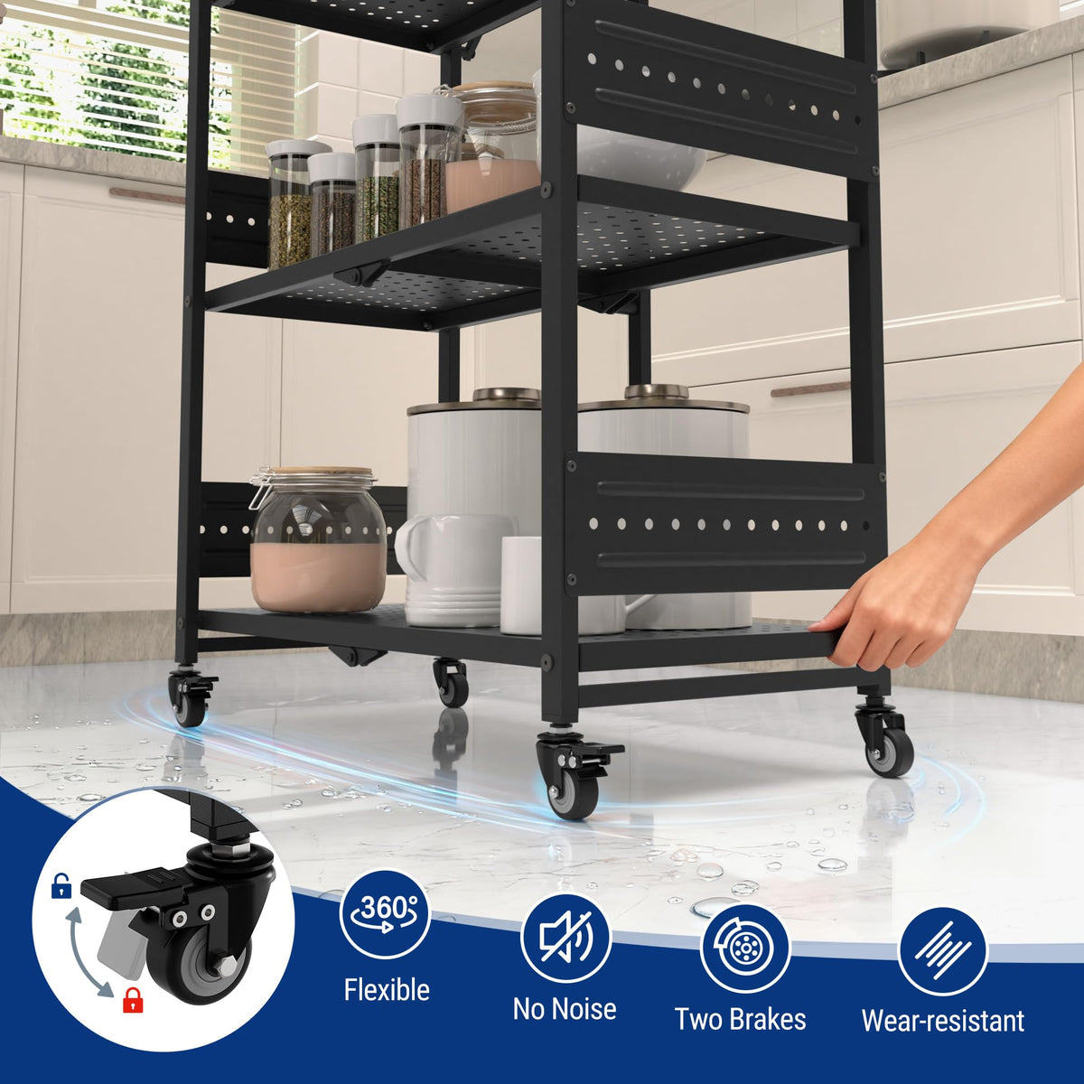 WORKPRO shelf with leveling-feet offers stable placement on uneven floors