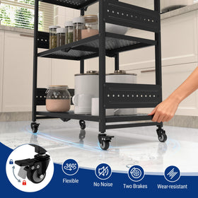 WORKPRO shelf with leveling-feet offers stable placement on uneven floors