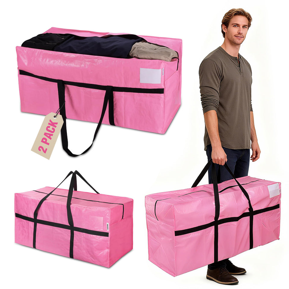WORKPRO 66-gallon bag opening enables easy packing of bulky items.