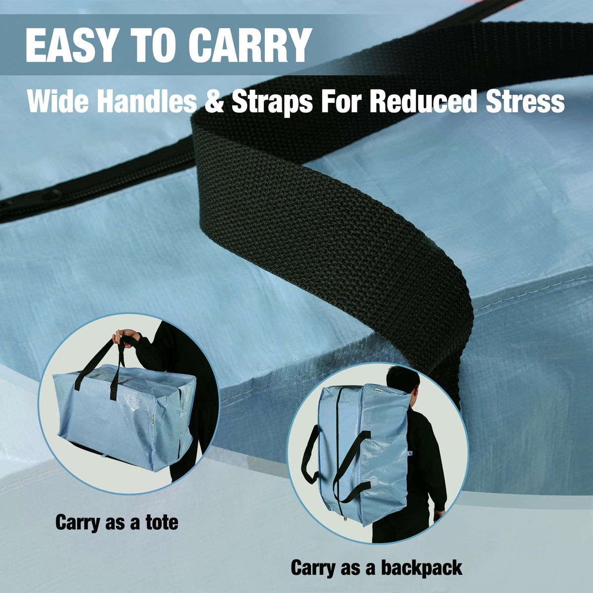 WorkPro clear tag pocket helps label contents at a glance.
